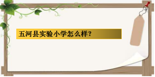 五河县实验小学怎么样怎么报名?入学条件有哪些?五河县哪些小学好