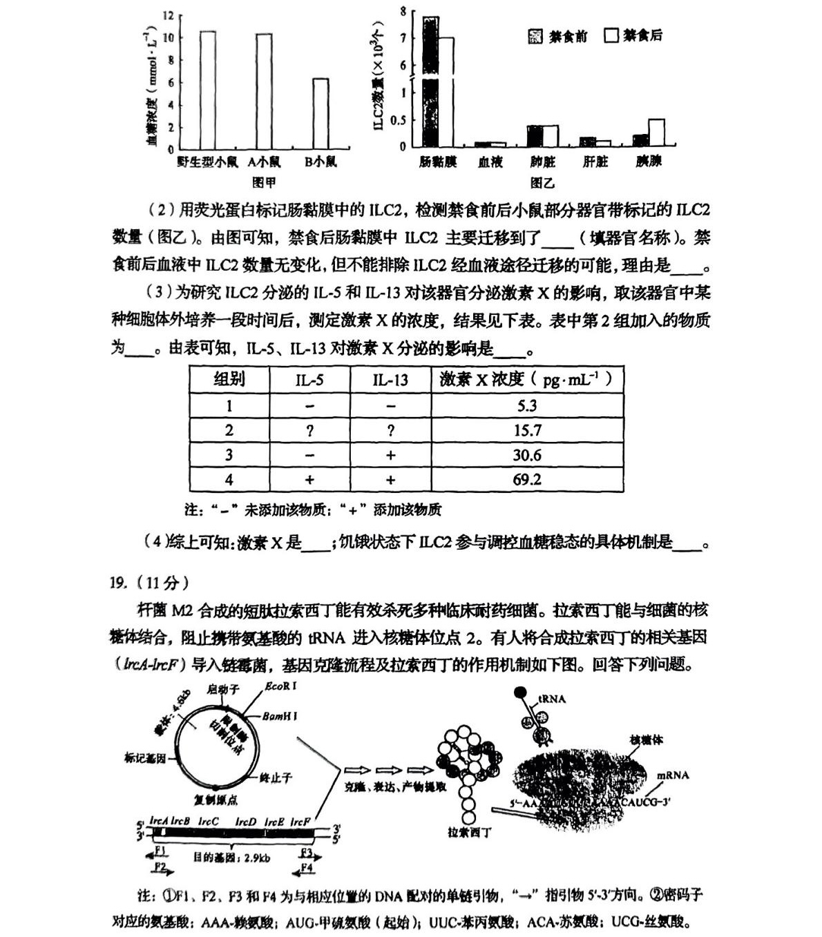 2025四川新高考生物试卷真题及答案解析，附考点题型及分值分布