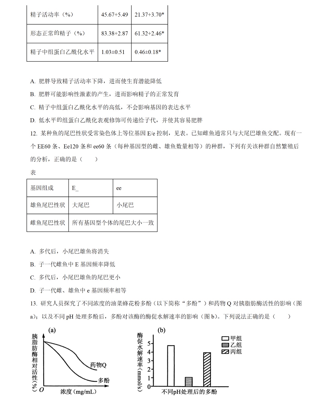 2025广西新高考生物试卷真题及答案解析，附考点题型及分值分布