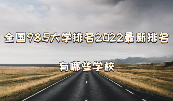 ȫ��985��ѧ����2023����������985��ѧ����ЩѧУ